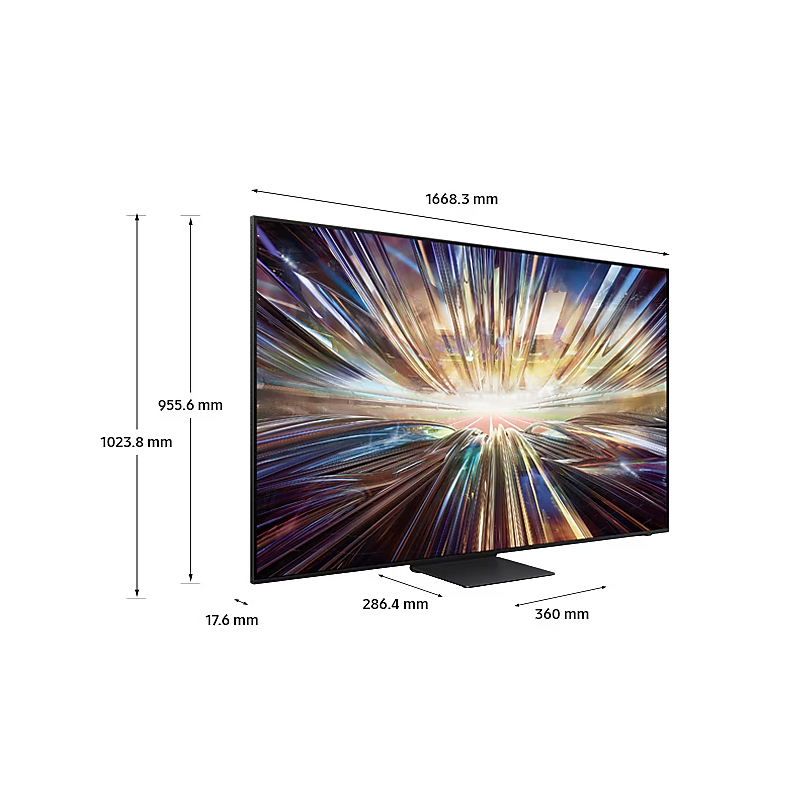 三星QA75QN880DJXXZ 75英寸8K AI影像增强 量子点矩阵技术Pro NQ8 AI Gen2芯片游戏电视高清大图