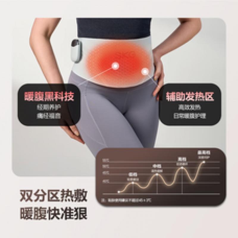 SKG暖宫腰带大姨妈神器腰部热敷暖宝宝暖腹痛经生理期舒缓贴便携护腰带生日[重磅新品K1]经期暖腹护腰高清大图