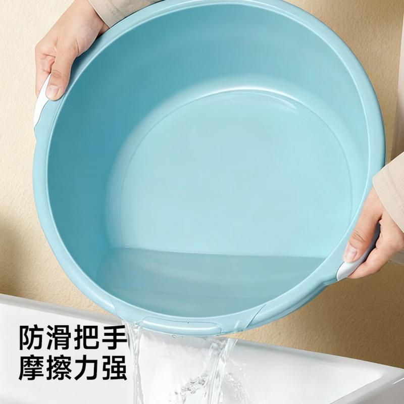 五月花洗脸盆38cm1只加厚洗菜盆学生塑料盆洗脚盆泡脚盆洗手洗衣盆高清大图