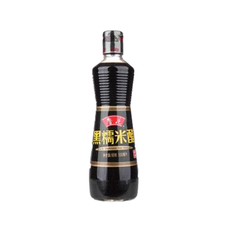 鲁花黑糯米醋500ml/500ml*2 黑米酿 绵柔香 酿造食醋 新老包装 随机发货