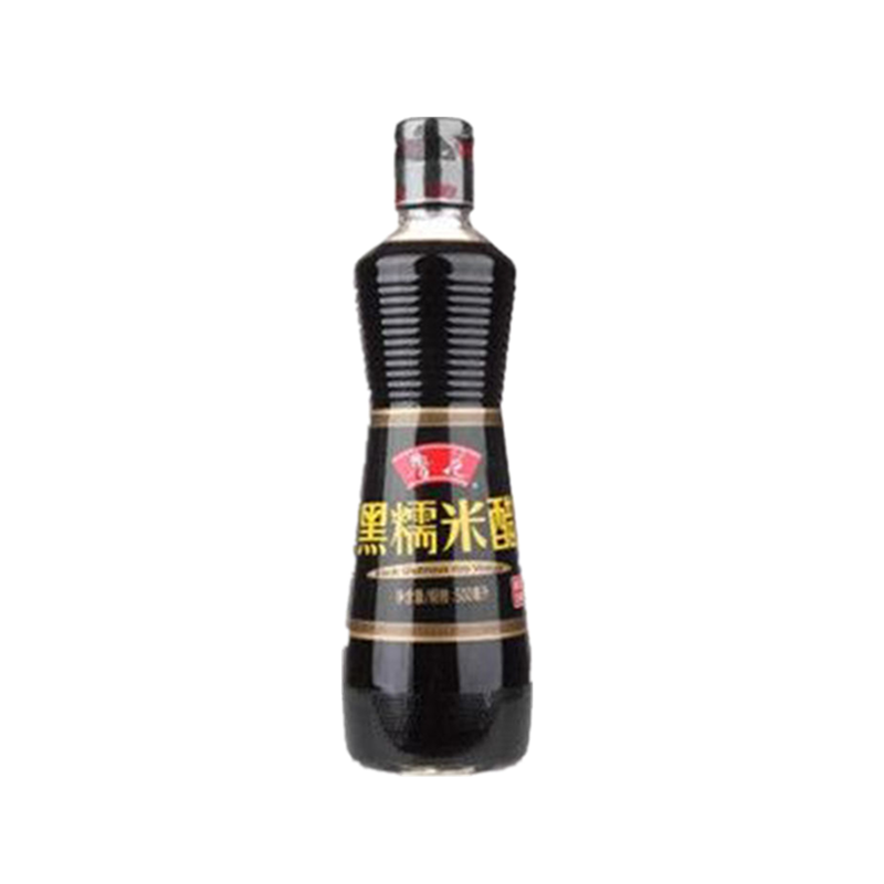 鲁花黑糯米醋500ml/500ml*2 黑米酿 绵柔香 酿造食醋 新老包装 随机发货