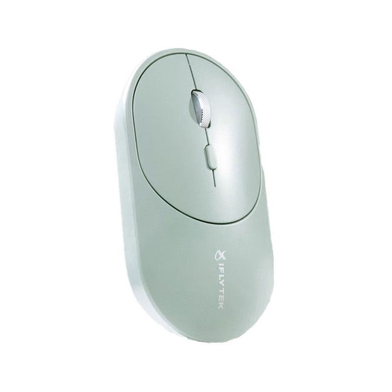 科大讯飞(iFLYTEK)智能鼠标 语音输入打字 轻薄便携 无线蓝牙鼠标Lite M320 松霜绿