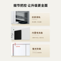 质凡保密柜文件柜铁皮档案资料柜钢制防盗保险柜 国保锁分双节带抽