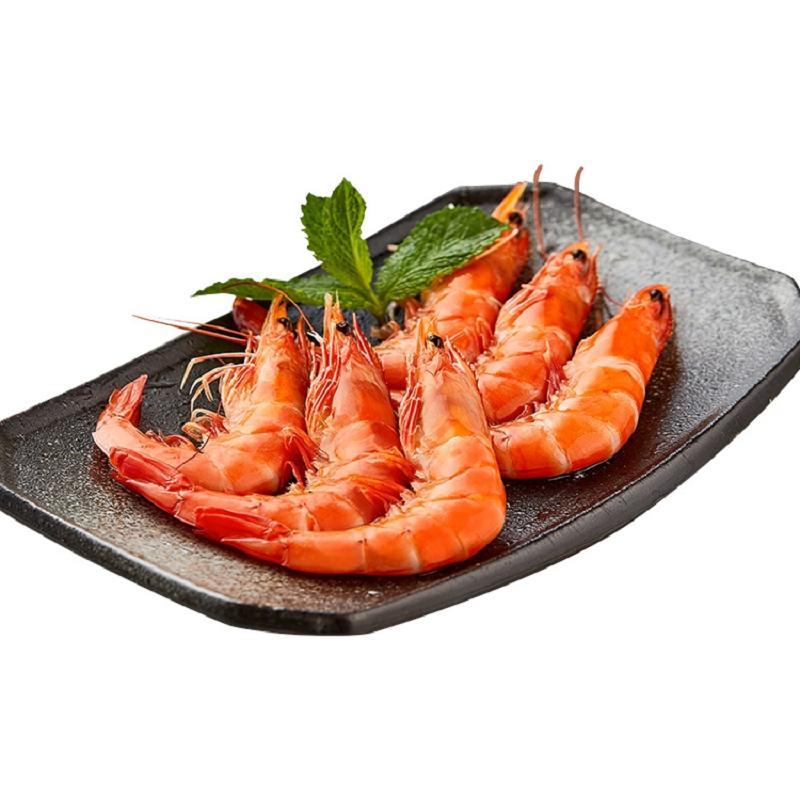 正大cp泰国熟冻白虾净重750g盒约5060只bap认证