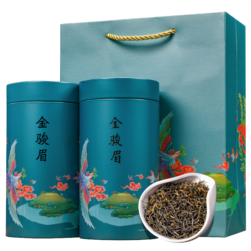 南岩村新春茶金骏眉茶叶特级正宗桐木关蜜香武夷山红茶罐散装500g