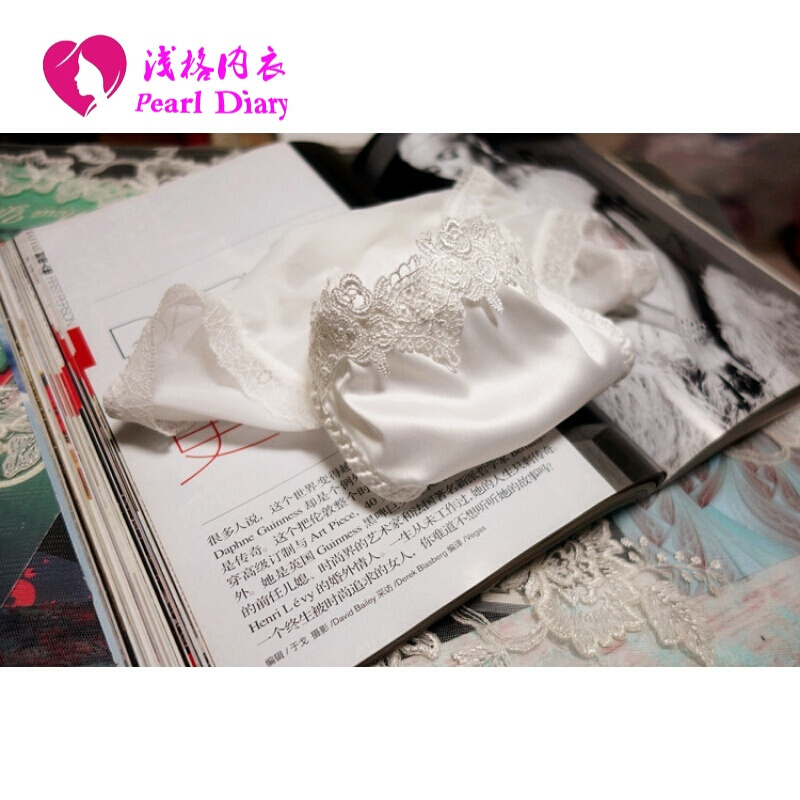 波迷娜(BOMINA)性感内裤 雷丝内裤蕾丝女刺绣女士复古网纱公主包臀中腰三角裤W 红色(内裤蕾丝性感) 均码[