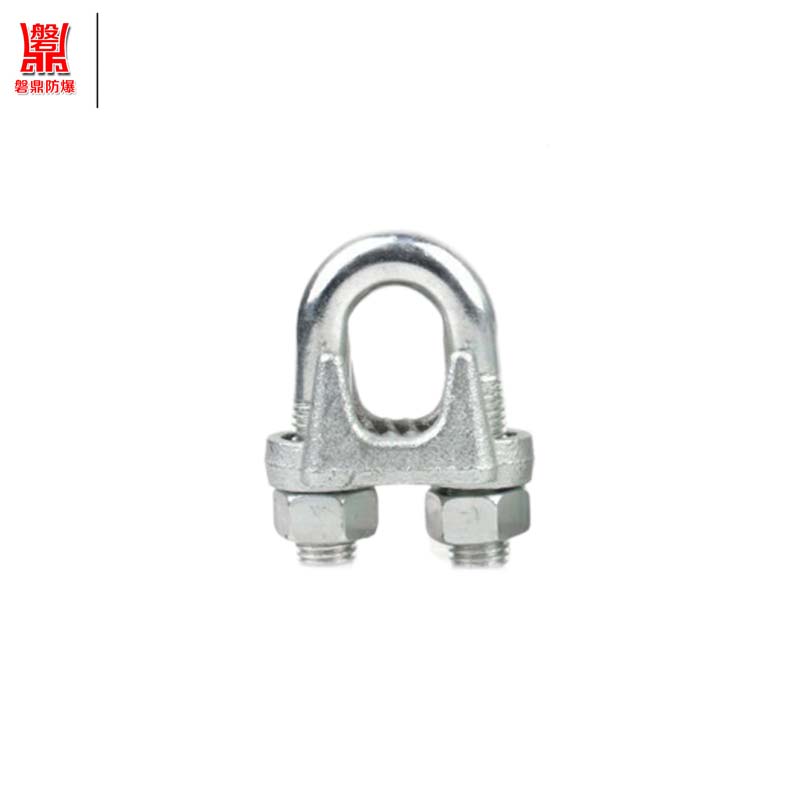 磐鼎 钢丝绳卡头 DY M6 镀锌 单个装*10高清大图