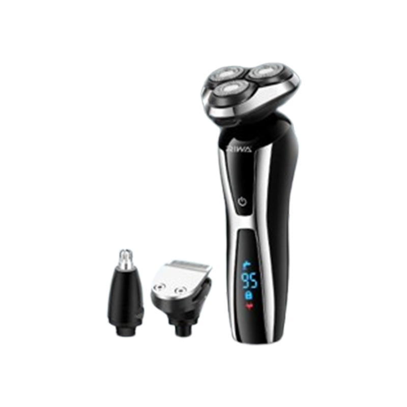 雷瓦电动剃须刀全身水洗多功能三刀一体充电式RA-5505