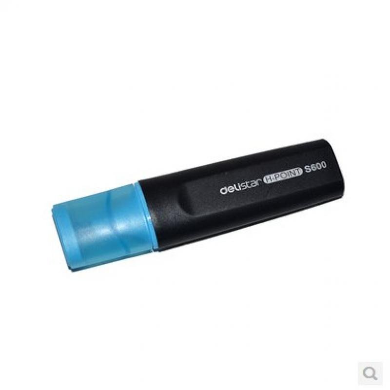 得力S600彩色荧光笔荧光记号笔彩色笔日韩水彩笔标记笔宝珠笔 <0.5mm 10支装