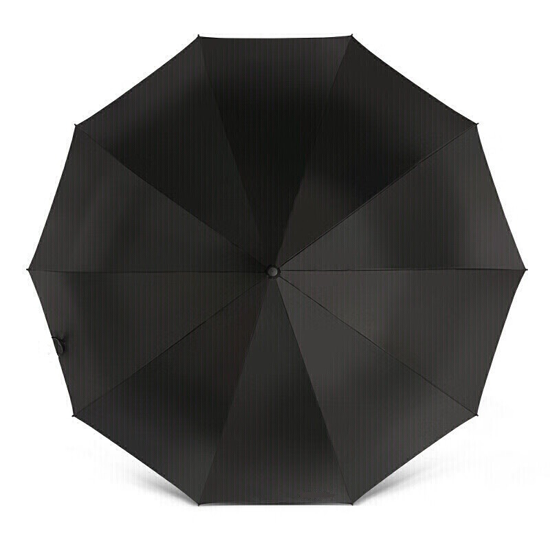 秦泰(Cqint)QTUM-02 双层碰击布长柄伞 黑色(计价单位:把)