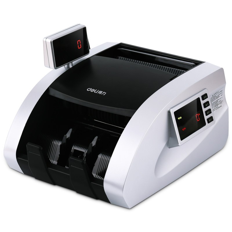 得力3901验钞机银行专用小型办公家用便携式新版人民币智能点钞机