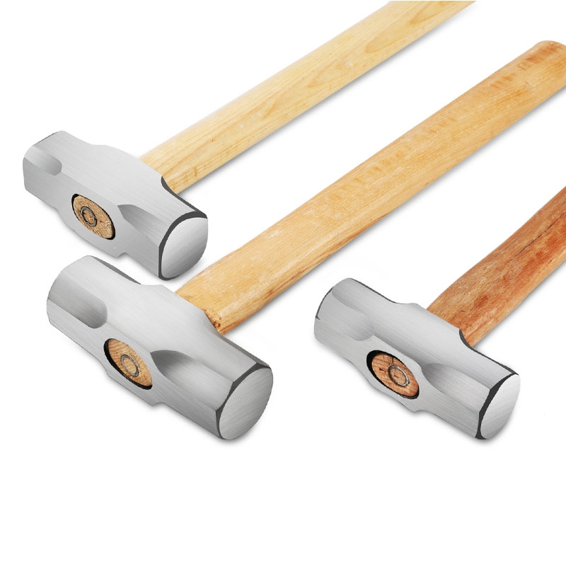 古达八角锤方头木柄重型砸墙拆墙榔头多功能石工铁锤子工地用郎头工具