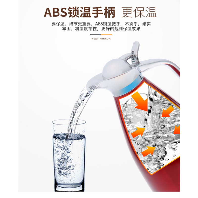 保温瓶 内外304不锈钢材质双层保温水壶 大容量保温壶 家用热水瓶 保温瓶 保温壶 2升