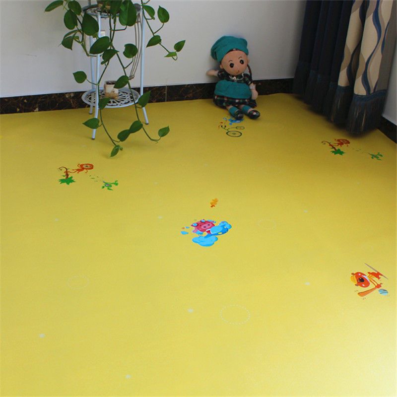 幼儿园pvc地胶地板卡通环保塑胶地板革儿童家用房耐磨防滑塑料 5平方以下默认发样品