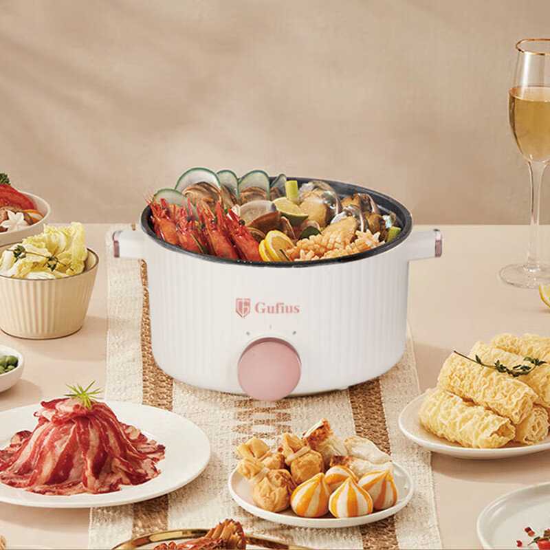 古菲斯(Gufius)电火锅GFHG-3526白色4L高清大图