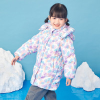 乐友旗下歌瑞家2022冬季新款白鸭绒儿童羽绒服女童装上装GKV4-070YD