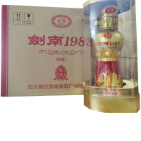 假一赔十 剑南春酒厂剑南1988陈酿52度500mlX6瓶 整箱包装浓香型酒