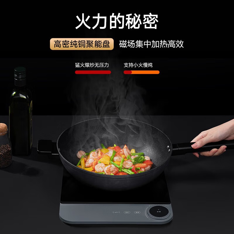 小米(mi)米家家用超薄电磁炉大功率MCL04M高清大图