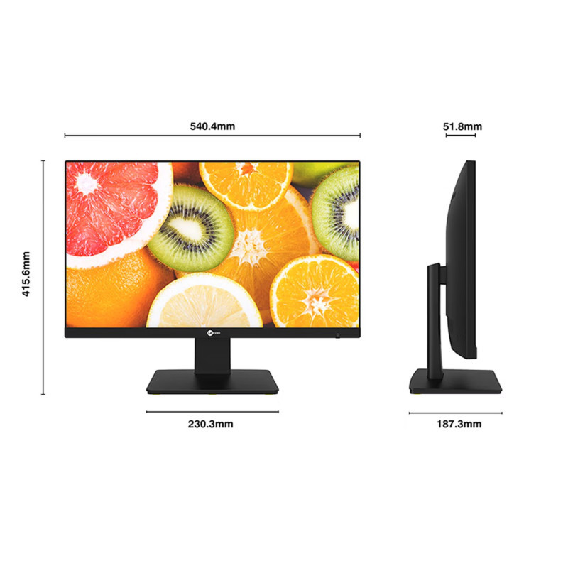 联想(Lenovo) 来酷 Lecoo 一体台式机电脑23.8英寸(酷睿i5-13420H 12G 512G SSD Windows11 无线键鼠) 黑色高清大图