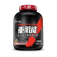 健乐多 乳清蛋白草莓味2.27kg 重肌能乳清蛋白粉营养强化粉运动健身