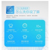 Haier海尔洗衣机 波轮洗衣机全自动10公斤家用大容量直驱变频双动力防缠绕智能预约抗菌波轮