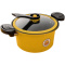 3.5L单底燃气灶用(黄色) 升级款小黄鸭二代微压锅麦饭石不粘微压料理压力锅燃气电磁炉通用