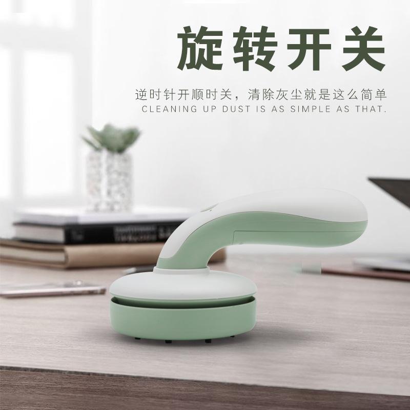 无线迷你吸尘器usb充电桌面清洁器便携手持桌面键盘吸尘创意礼品|粉色强吸力[赠转换头+充电线+毛刷]