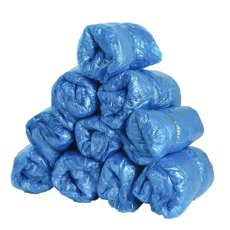 一次性鞋套防尘防水耐磨 雨天防滑鞋套 100只/包(基蛋)