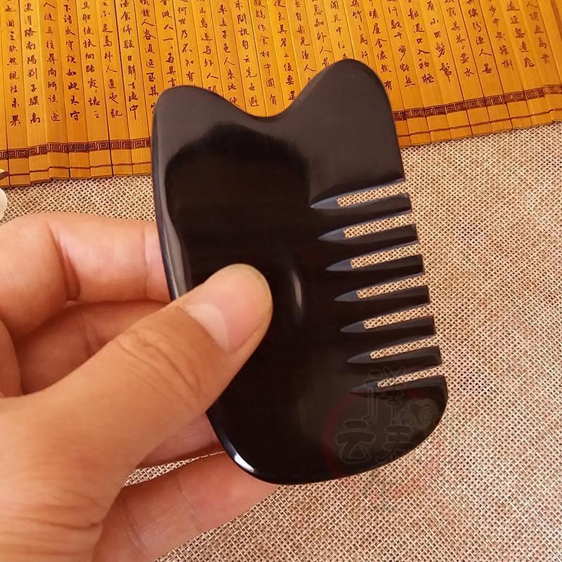 张秀勤全息刮痧梳子牛角刮痧板头部刮痧板头皮背部全身