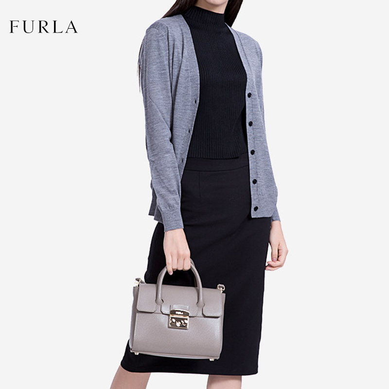 [直营]FURLA芙拉 METROPOLIS系列 小号 欧美时尚牛皮 女士单肩 手提包 女 通勤包