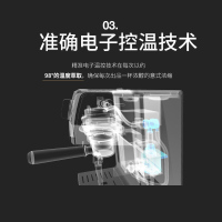 德龙(Delonghi)ECP36.31家用半自动咖啡机 意式浓缩现磨自冰咖啡卡布奇诺奶泡系统办公室细腻打奶泡不锈钢锅炉