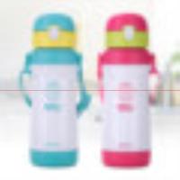 得力6128儿童吸管保温杯(蓝)