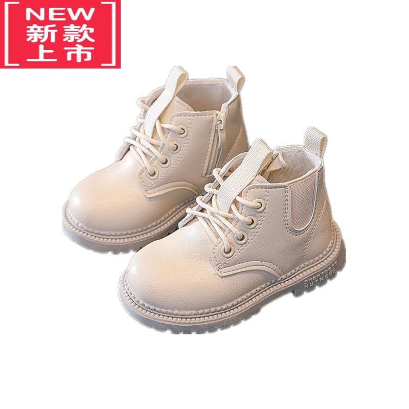 可莉允女童靴子秋冬马丁靴2022加绒男童宝宝软底小短靴时尚儿童棉靴童鞋图片