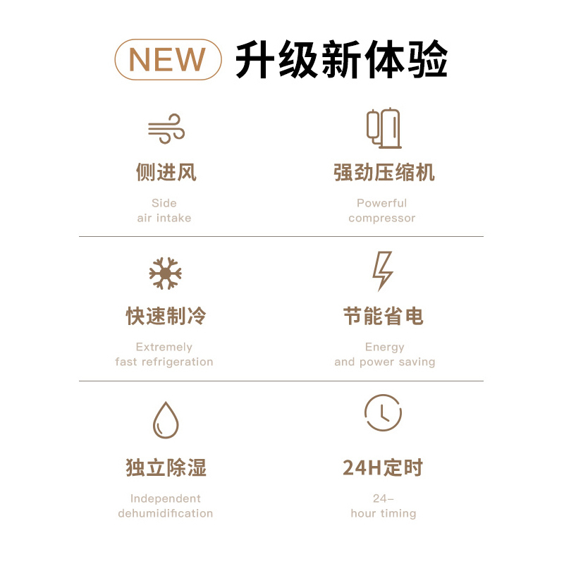 [顺丰直发]新飞空调1.5匹家用冷暖两用挂机1.5P定频挂壁式制冷制热KFR-35GW/HFET1-XN5 免费基础安装