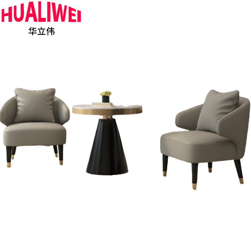 华立伟圆桌一桌四椅套高清大图