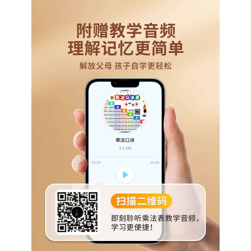 九九乘法口诀表小学数学公式大全99除法背诵神器一二年级数字卡片高清大图