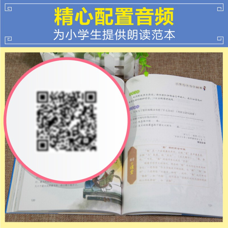 百家姓 小学通用 [正版]小学生小古文100课 注音版 彩图大开本 扫码名家音频诵读 儿童国学经典诵读全集 国学启蒙 小