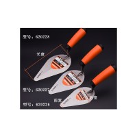 DAYUNHE 大圆头6寸泥工刀 桃形大铲三角铲小砌砖刀抹灰刀泥工工具