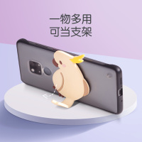 绿之源 创意挂钩森林鸟系列4个装 无痕强磁性粘钩可爱动物软胶贴 懒人厨房墙面装饰贴