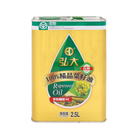 【中华特色】湟中馆 青藏高原青海菜籽油弘大三级压榨精品菜籽油2.5L