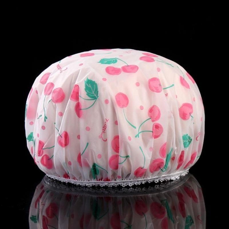 3个装 浴帽女防水加大洗澡帽可爱成人沐浴帽头套家用淋浴防油烟帽 3个