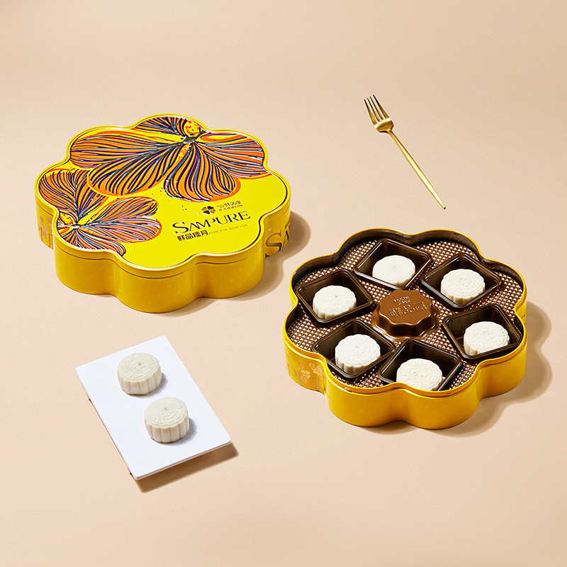 鲜品屋-360g鲜品糯月中秋月饼礼盒臻味工厂品牌高清大图