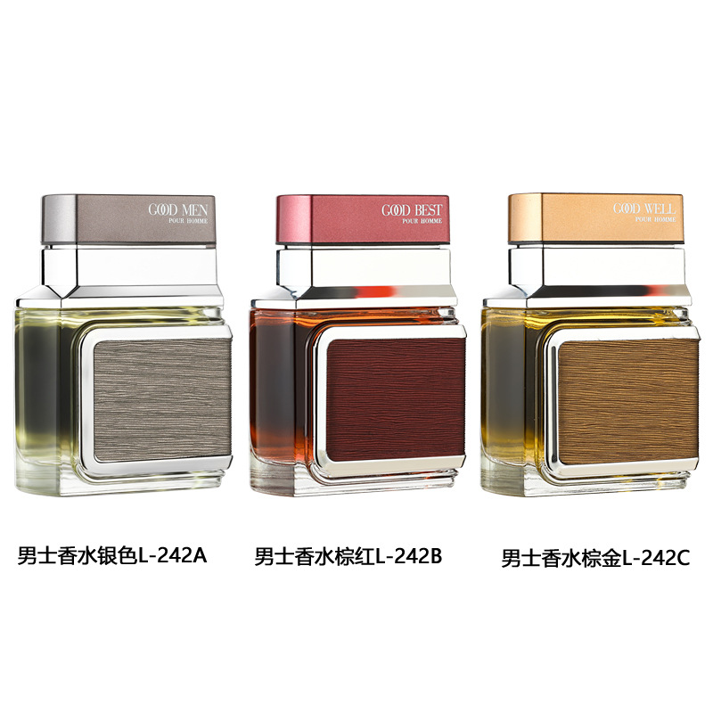珀丽诗持久淡香清新淡雅男士香水100ml 三色可选 精美包装高清大图
