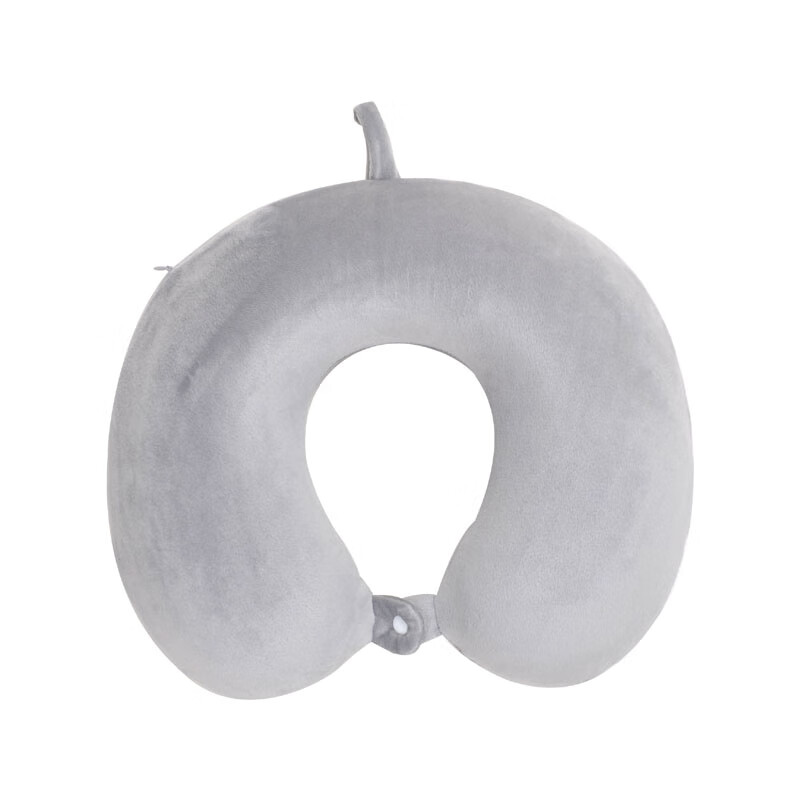 艺色 商旅便携四件套(U枕+牛奶绒搭搭毯+加大眼罩+背包收纳袋)灰色 ES-M042-4高清大图