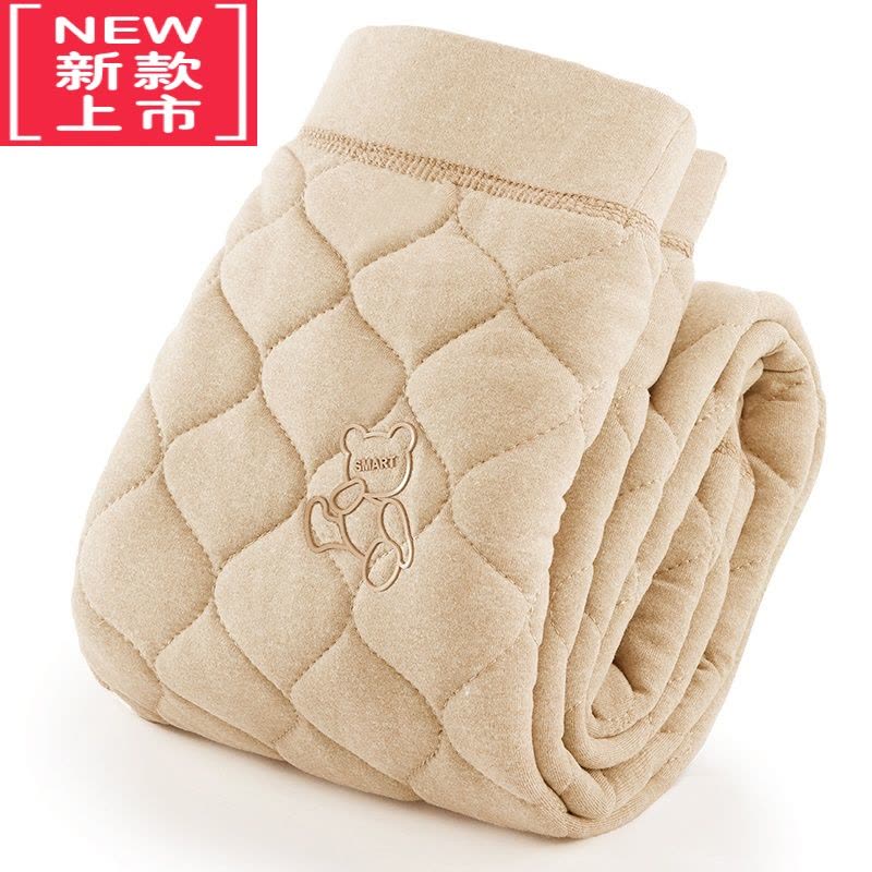 可莉允儿童保暖裤女童加绒裤子男童加厚打底裤大童宝宝棉裤内穿夹棉秋裤图片