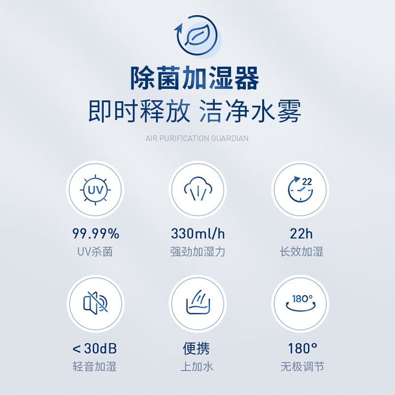 摩飞电器(MORPHY RICHARDS)加湿器MR2803白色高清大图