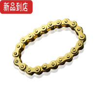 真智力链条齿轮拆换指尖陀螺机械无聊打发时间车链金属玩具网红创意 金色单独可拆换链条一条