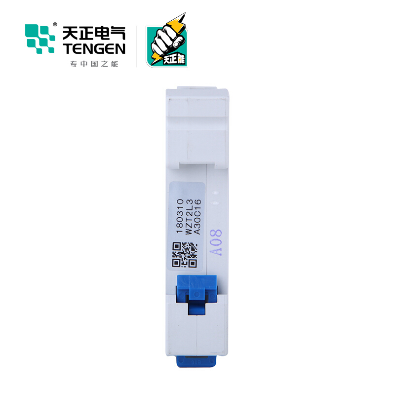 天正电气 空气开关 DZ47-63 1P C 16A 4.5KA 01060020216 微型断路器