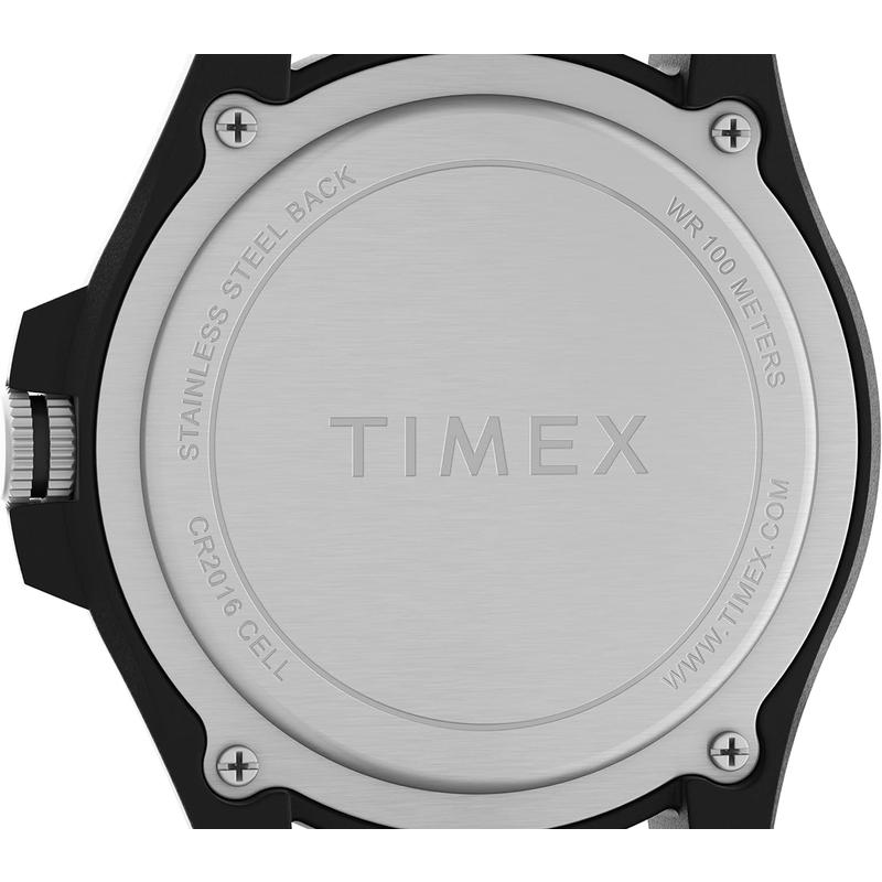TIMEX 男式 Camper 42 毫米 日期 石英手表 - 黑色表盘高清大图