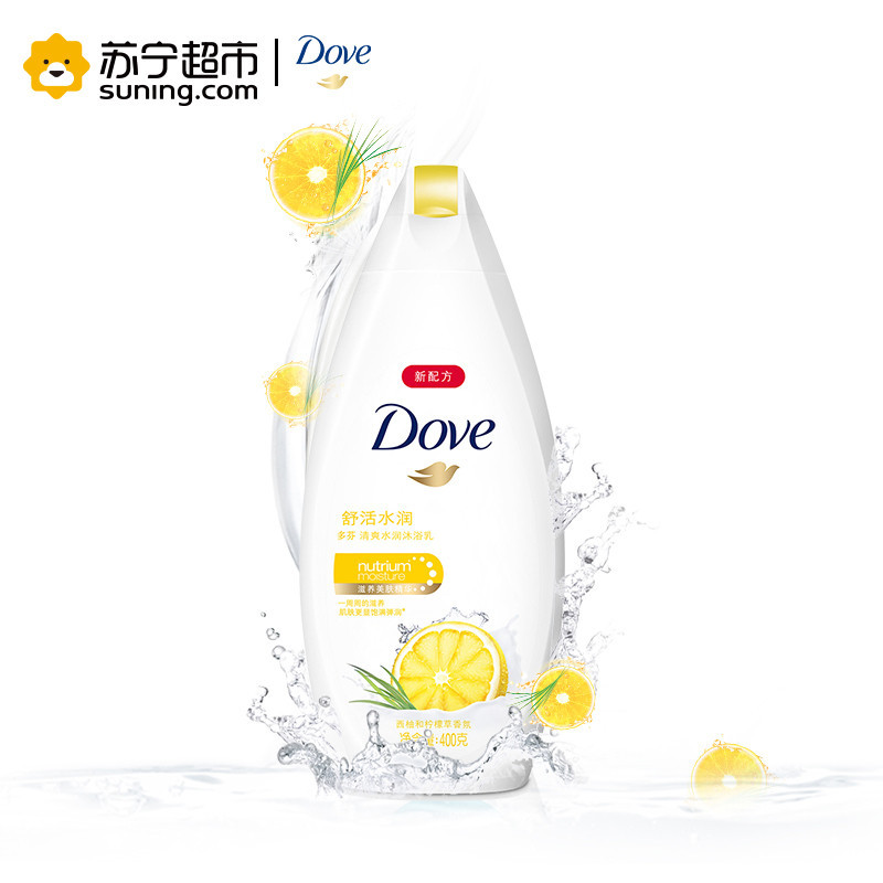 多芬(Dove)舒活水润清爽水润沐浴乳400g[联合利华]